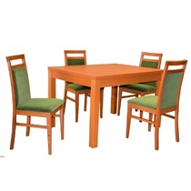 stôl Ketty135 lamino rozťahovací+ 4x stolička Elton