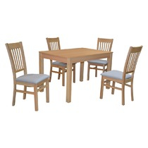 stôl Bergamo rozťahovací+4x stolička D116