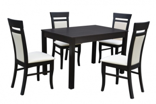 stôl Ravena roztahovaci+4xstolička D225
