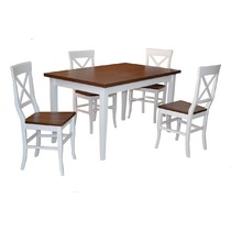 stôl Milano+4x stolička Rio/L