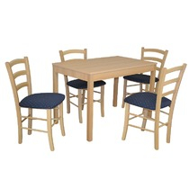 stôl Jumbo pevný+4x stolička D141